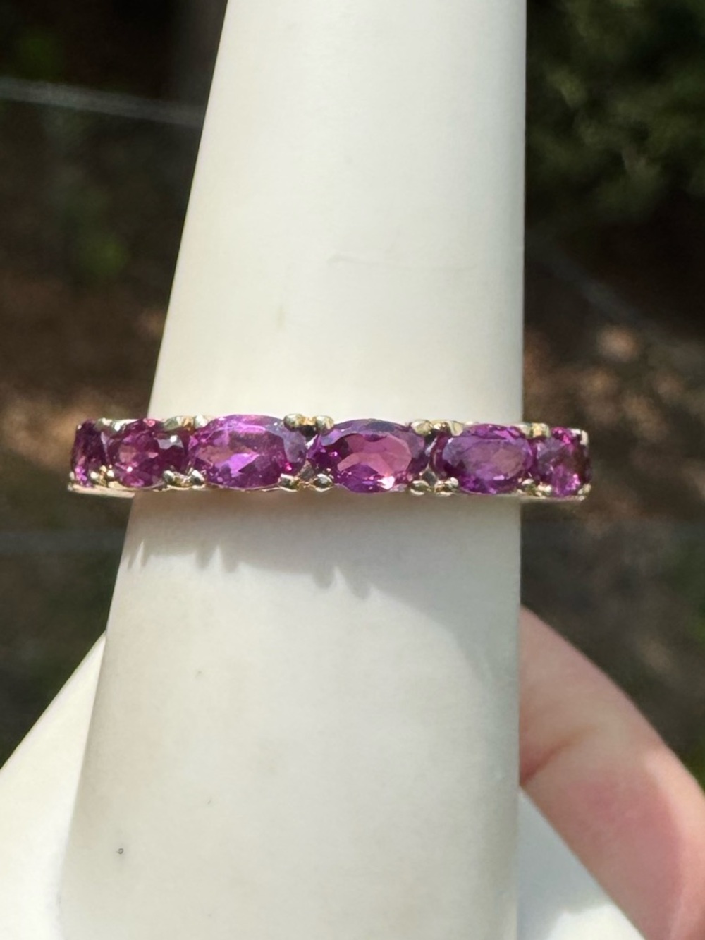 925 Michael Valitutti Tourmaline Eternity Band Gems En Vogue